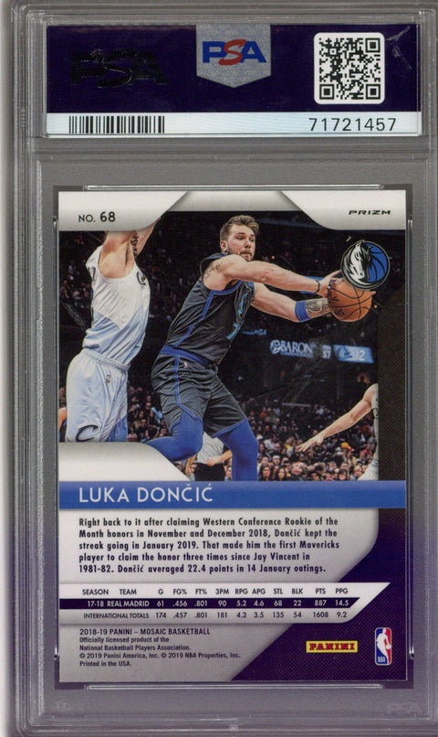 2018/19 Panini Prizm Mosaic Luka Doncic Rookie