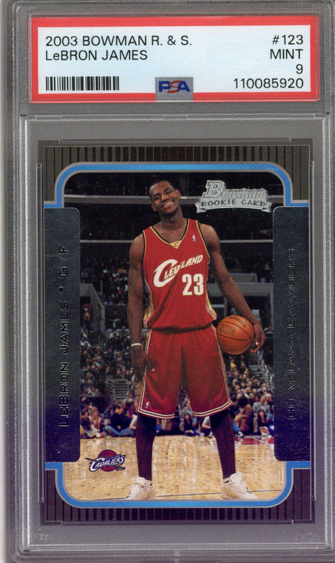 2003 Bowman LeBron James PSA 9