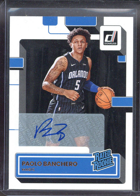 2022/23 Panini Donruss Paolo Banchero Auto