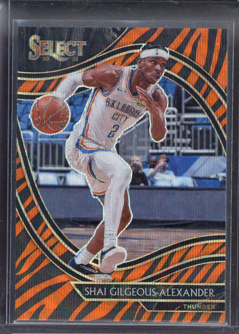 2020/21 Select Courtside Tiger Stripe Shai Gilgeous-Alexander Card #251