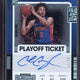 2021/22 Panini Contenders Cade Cunningham Playoff Ticket Variation Auto /99