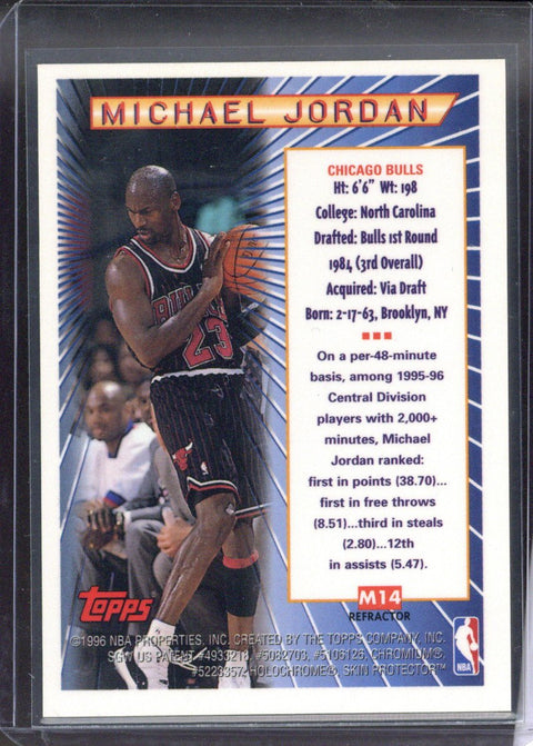 1996 Finest Michael Jordan Mystery Refractor