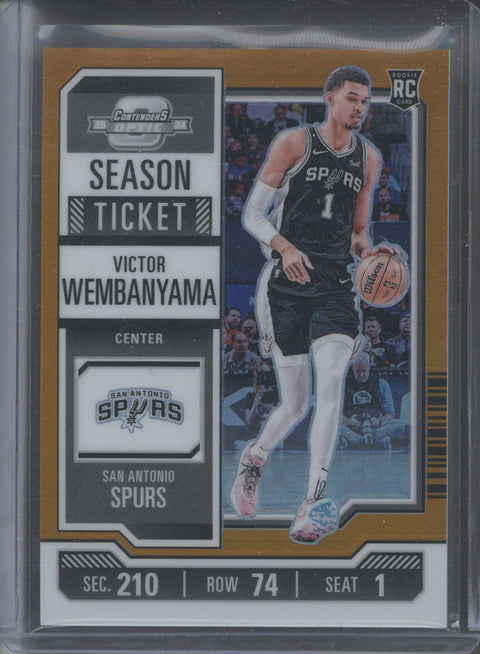 2023/24 Contenders Optic Victor Wembanyama Orange /49