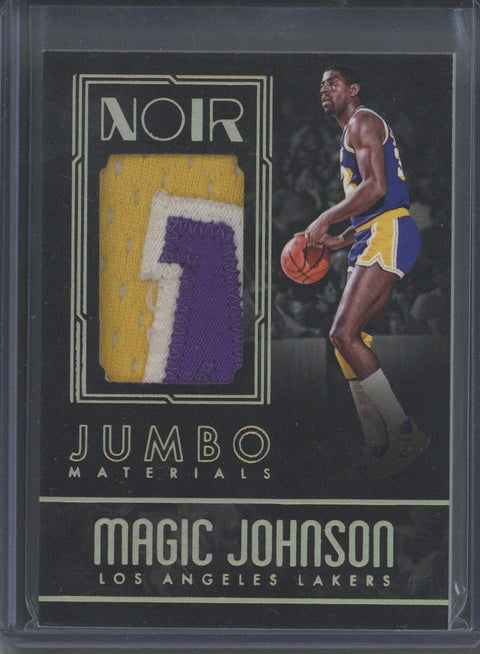 2016-17 Panini Noir Jumbo Materials Magic Johnson Patch