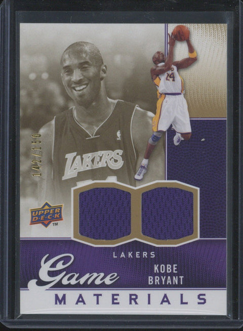 2009/10 UD Game Materials Kobe Bryant Patch #142/150