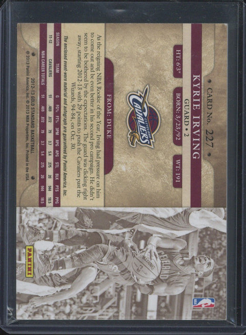 2012 Gold Standard Kyrie Irving RPA