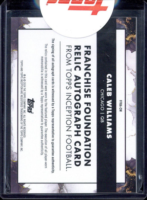 2024 Inception Caleb Williams RPA /150