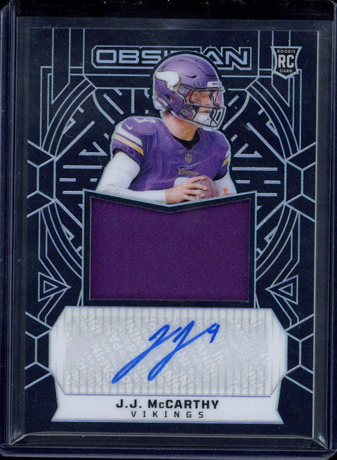2024 Panini Obsidian JJ McCarthy RPA /299