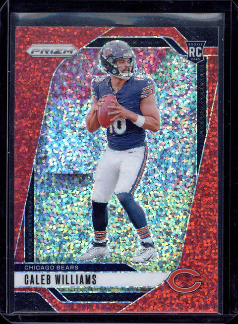 2024 Panini Prizm Caleb Williams Red Sparkle