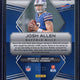 2018 Panini Spectra Neon Green Prizm Josh Allen Buffalo Bills RC Rookie 30/30