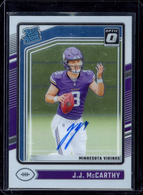 2024 Panini Optic JJ McCarthy Auto /325