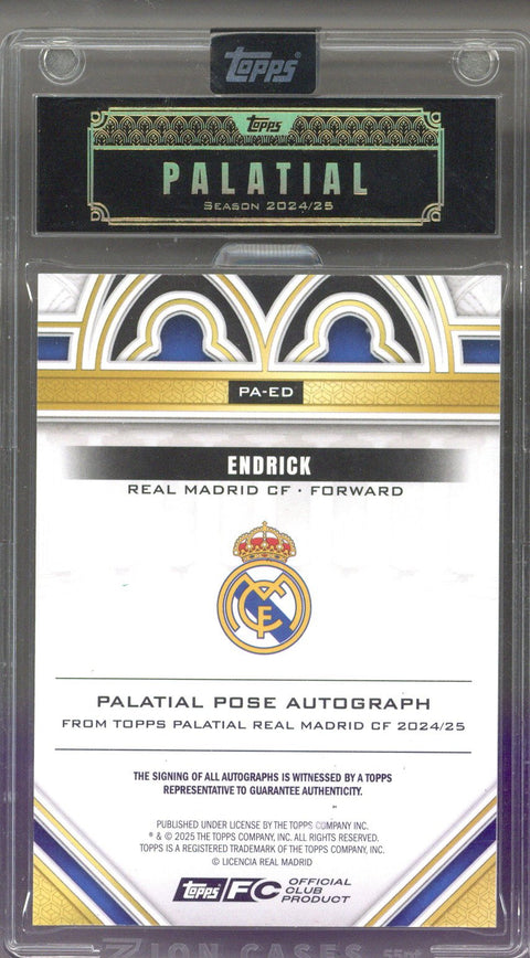 2024/25 Topps Palatial Endrick RC Autograph /25