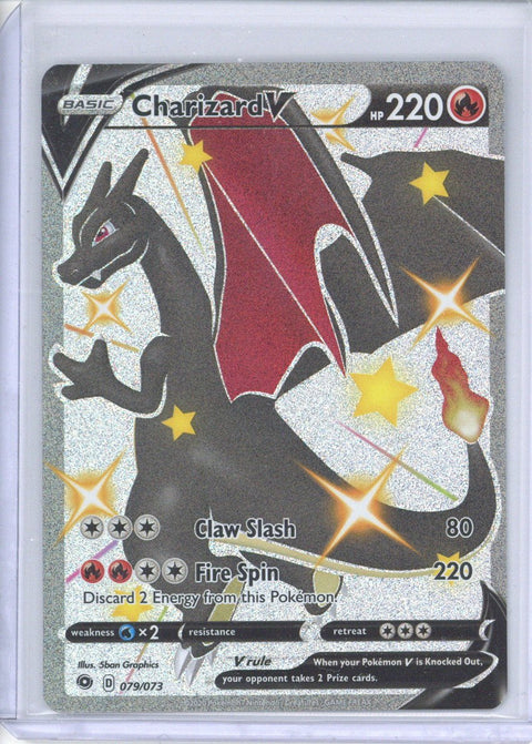 2020 Pokemon SWSH Champion's Path Charizard V (Secret) 79/73