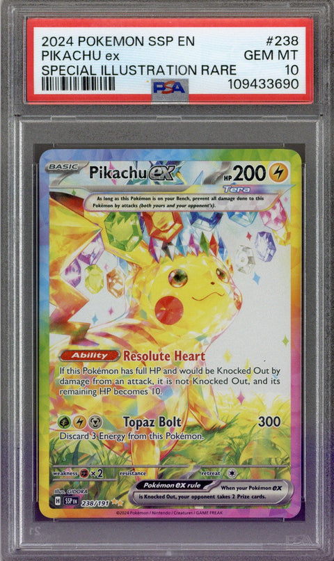 Pokemon Surging Sparks Pikachu #238 PSA 10