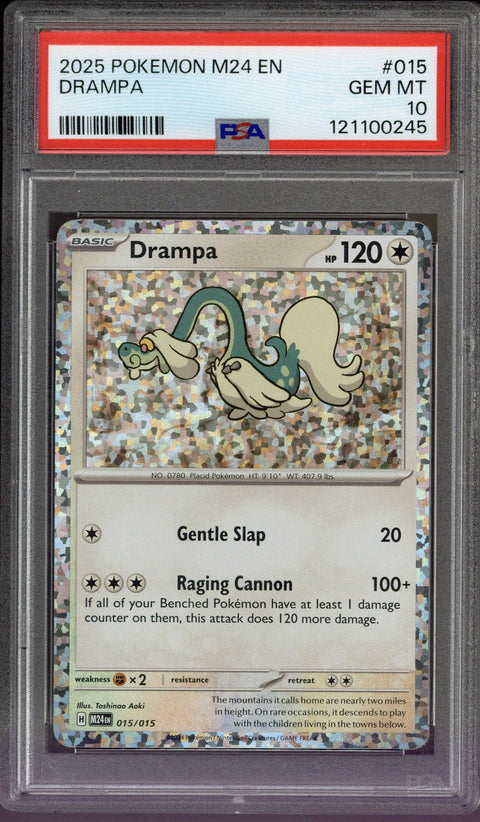 2025 Pokemon M24 EN Drampa #015 PSA 10