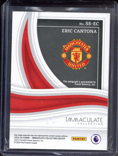 2023-24 Panini Immaculate Eric Cantona Autograph /10