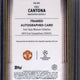 2024-25 Topps Museum Eric Cantona Framed Autograph /10