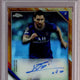 2021-22 Topps Chrome UCL Lionel Messi Chrome Auto Orange Refractor 3/25 PSA 9
