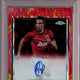 2024-25 Topps Chrome UEFA Robin Van Persie Hongbao Red Auto 8/8 PSA 7/10 Auto