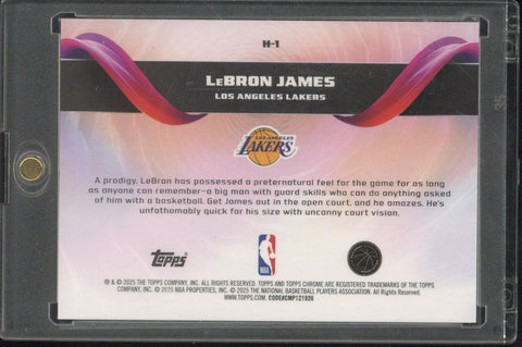 2025 Topps Chrome LeBron James Helix #H-1
