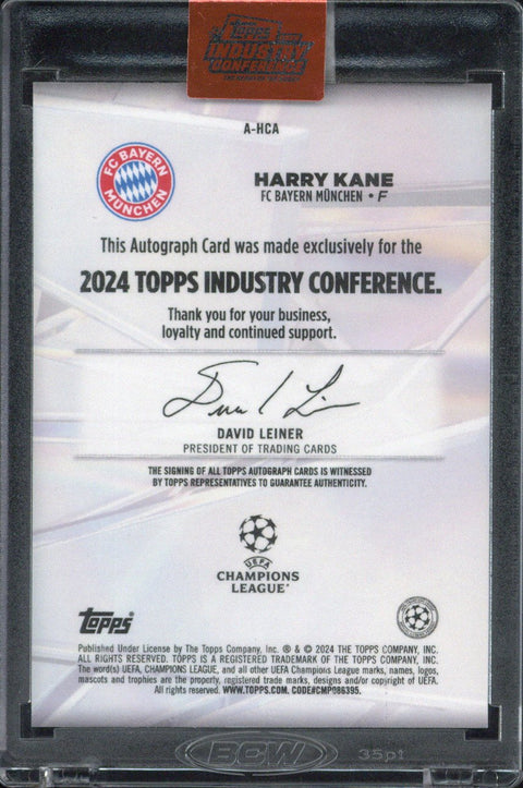 2024 Topps Industry Conference Harry Kane Autograph /25