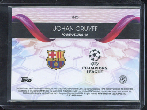 2024-2025 Topps Chrome UEFA UCC Johan Cruyff Helix SSP
