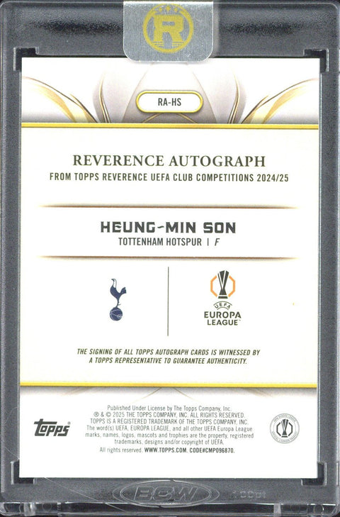 2024-25 Topps Reverence Heung-Min Son Autograph /50