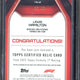 2022 Topps F1 Racing Lewis Hamilton Relic /99