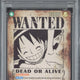 2025 One Piece OP-13 EN Monkey D. Luffy Wanted Alternate Art #118 PSA 9