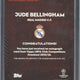 2025-26 Topps Knockout Jude Bellingham Autograph /5