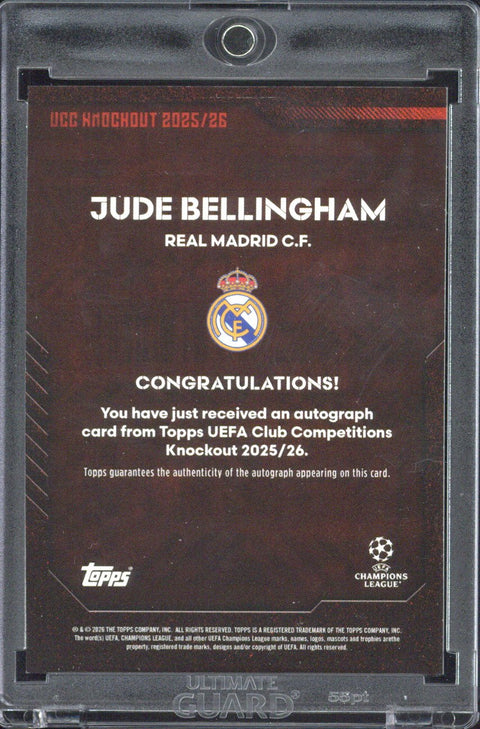 2025-26 Topps Knockout Jude Bellingham Autograph /5
