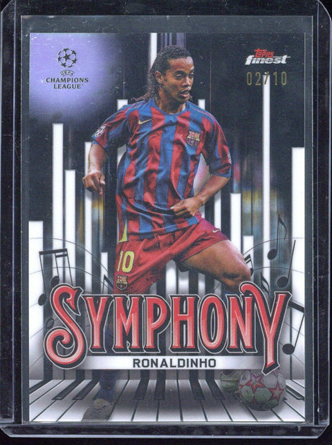 2024-25 Topps Chrome Finest UCC Ronaldinho Symphony /10 #SY-1