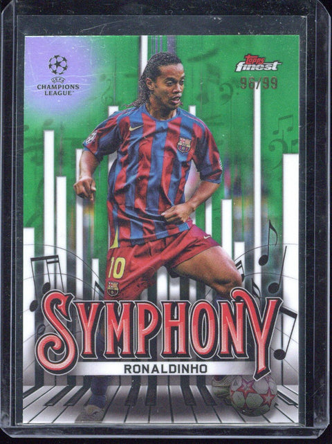 2024-25 Topps Chrome Finest UCC Ronaldinho Symphony /99 #SY-1