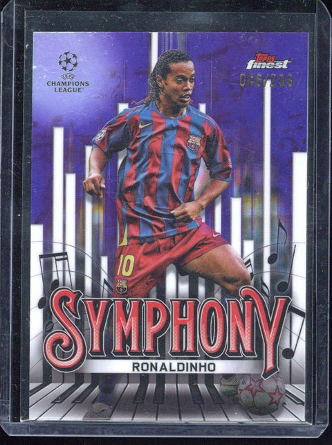 2024-25 Topps Chrome Finest UCC Ronaldinho Symphony /299 #SY-1