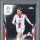 2024 Topps Chrome UEFA EURO Khvicha Kvaratskhelia Black Refractor /10 #134 PSA 8