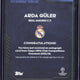 2025-26 Topps Knockout Arda Güler Autograph /99