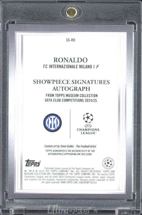 2024-25 Topps Museum UCC Ronaldo Autograph /25