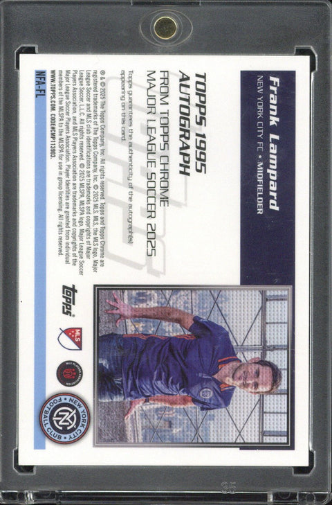 2025 Topps Chrome MLS Frank Lampard Autograph /25