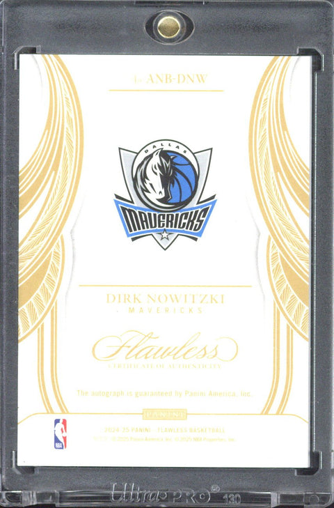 2024-25 Panini Flawless Dirk Nowitzki All-NBA-Ink Autograph /8 #ANB-DNW
