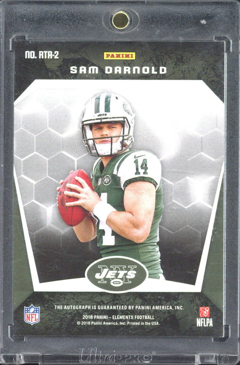 2018 Panini Elements Sam Darnold Rookie Titanium Autograph /99 #RTA-2
