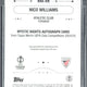 2024-25 Topps Merlin UCC Nico Williams Mystic Nights Autograph /25 #MNA-NW
