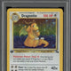 1999 Pokemon Fossil Dragonite 1st Edition Holo #4 PSA 8