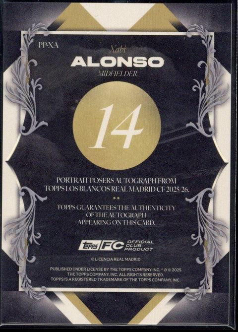 2025/26 Topps Los Blancos Xabi Alonso Autograph /150 #PP-XA