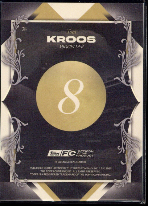 2025/26 Topps Los Blancos Toni Kroos /99 #38