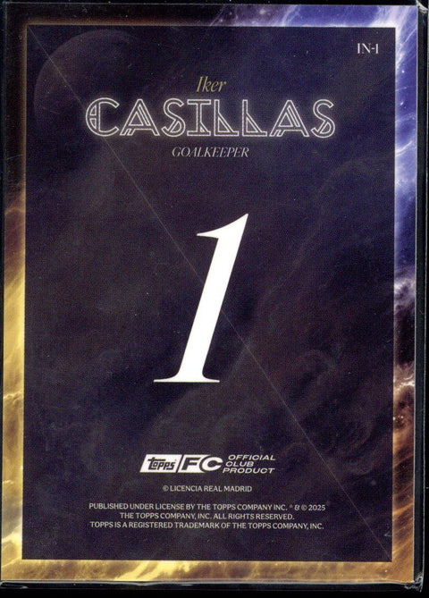 2025/26 Topps Los Blancos Iker Casillas /99 #IN-1