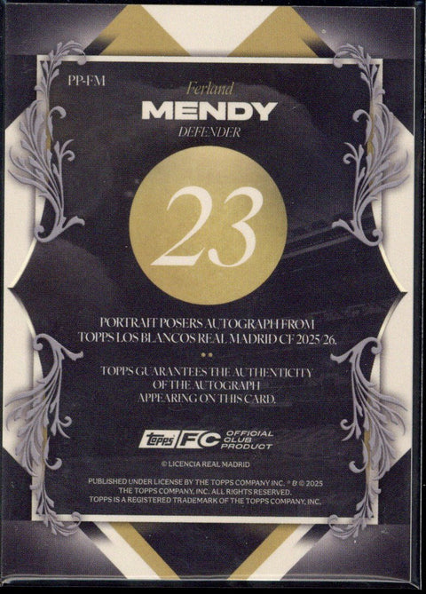 2025/26 Topps Los Blancos Ferland Mendy Autograph #PP-FM