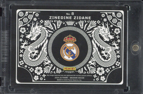 2024-25 Panini Obsidian Zinedine Zidane Iridescent #8