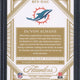 2023 Panini Flawless Football De'von Achane Autograph /5 #RFS-DAC