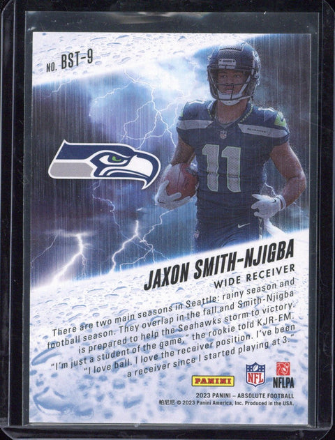 2023 Panini Absolute Football Jaxon Smith-Njigba RC /100 #BST-9