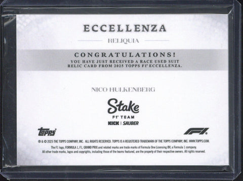 2025 Topps Eccellenza F1 Nico Hulkenberg Patch